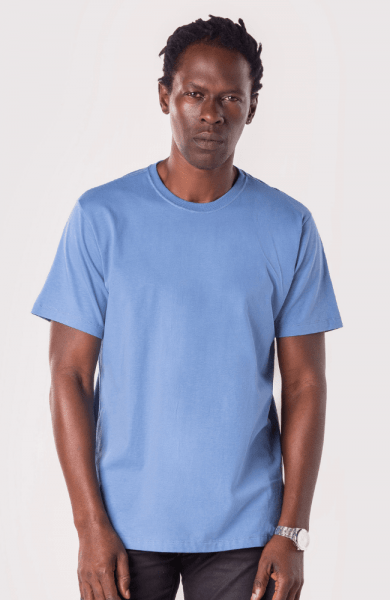 Camiseta Azul Super Comfort Gola Redonda